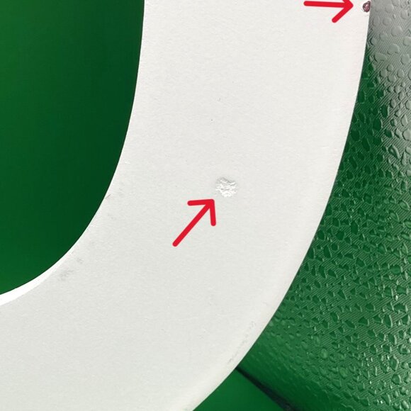 Wood Alphabet Letters A B C D White Crafting Home Décor Kids Room Classroom Art - Picture 10 of 12